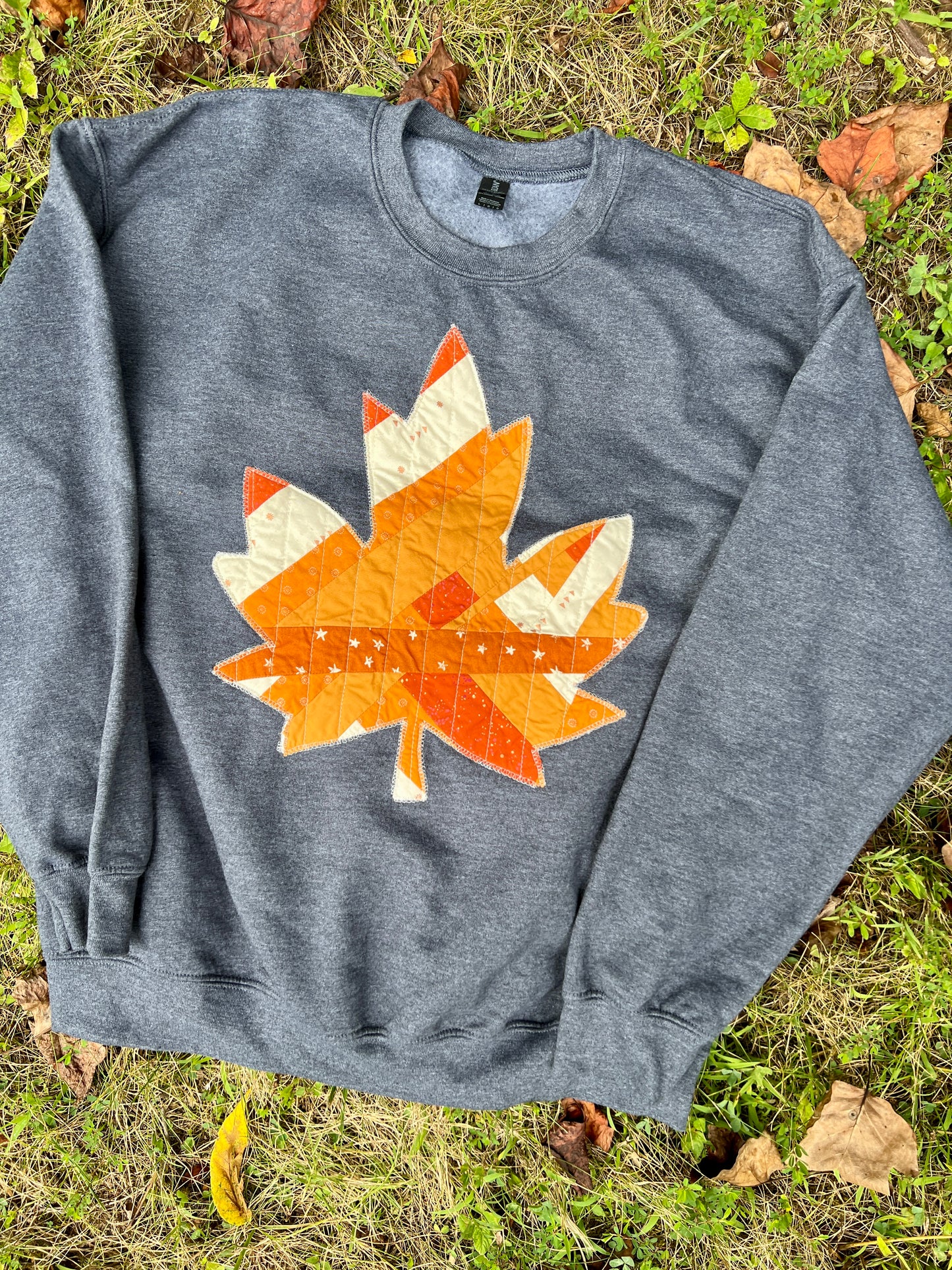 *PREORDER* Fall Leaf Quilted Sweatshirt