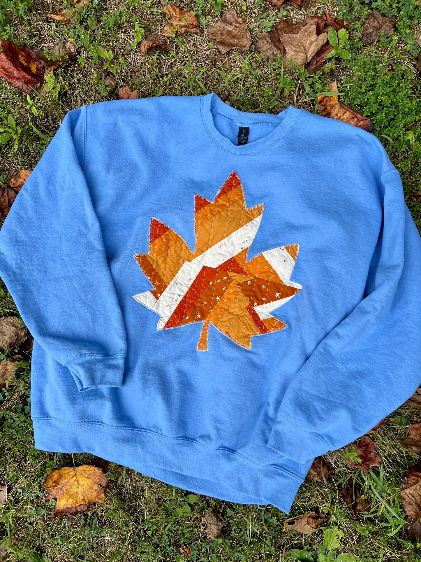 *PREORDER* Fall Leaf Quilted Sweatshirt
