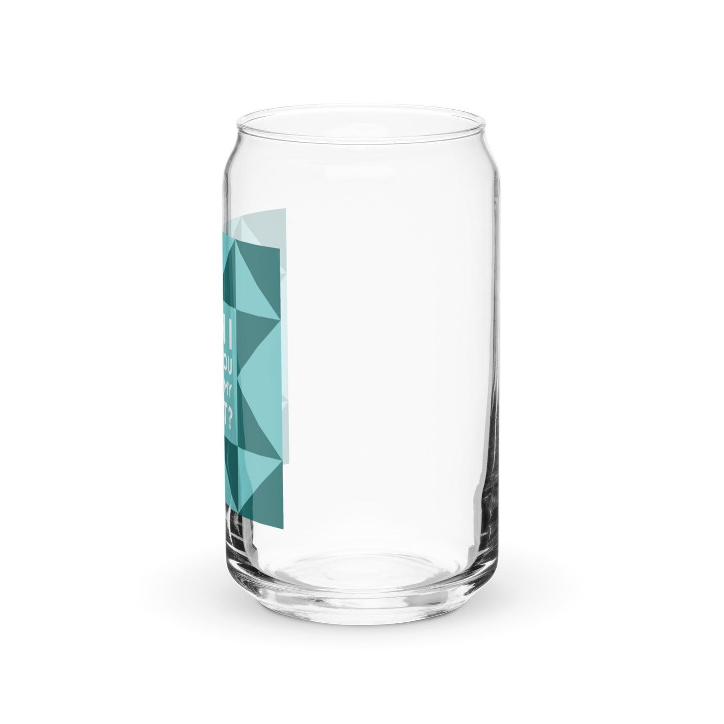 Can-shaped glass